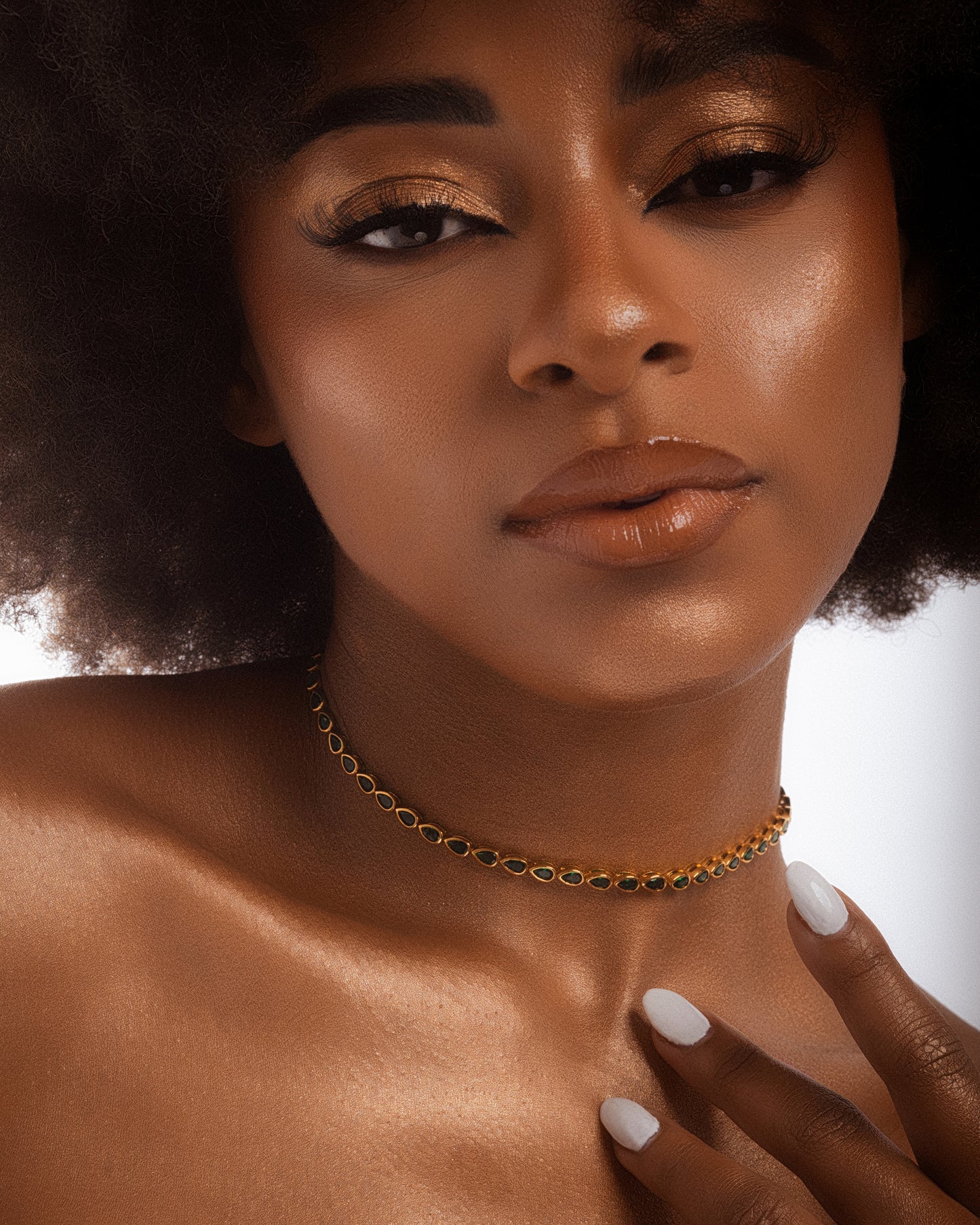 Fay Tear Drop Choker