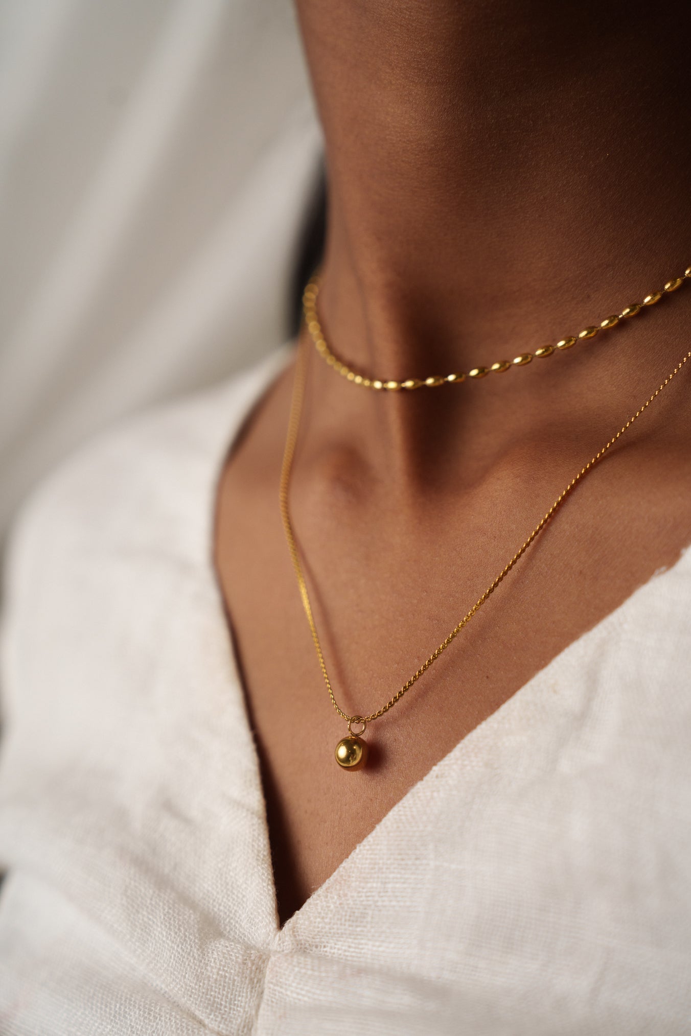 Collar de doble capa Meya