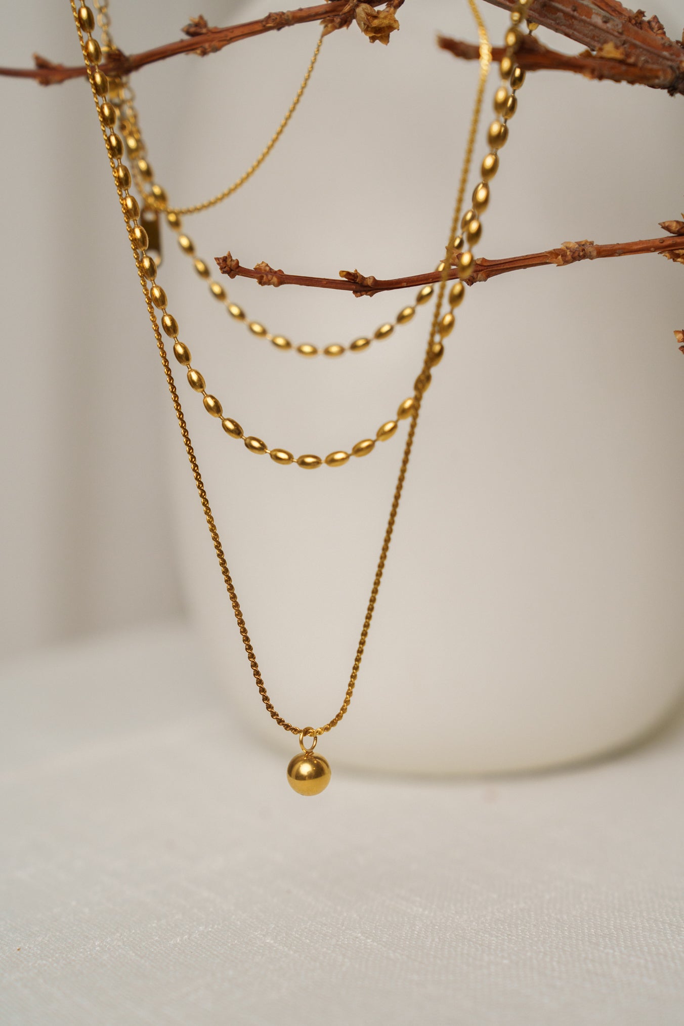 Collar de doble capa Meya
