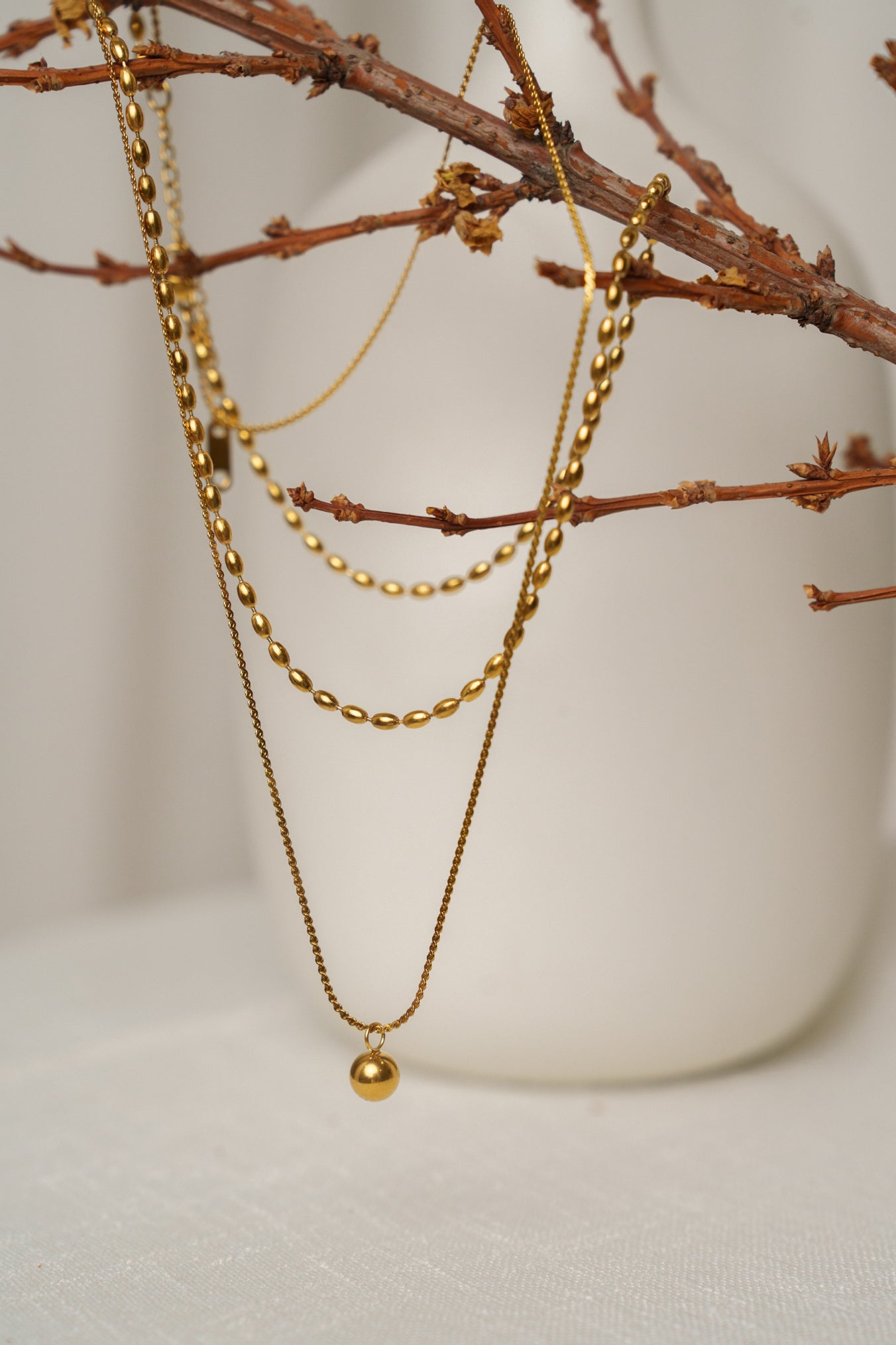 Collar de doble capa Meya